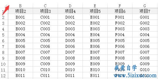 
		如何取消Excel左侧第一列的隐藏列	